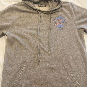 hot topic bt21 don’t panic short sleeve hoodie